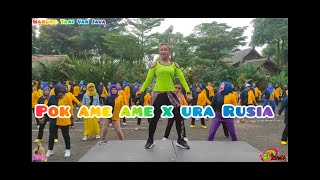 SENAM KREASI | POK AME AME X URA RUSIA BY DJ IMUT | ZIN ANITA VAN JAVA