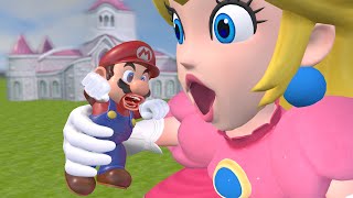 Mario: Princess Peach eats a weird Mushroom and then this happened screenshot 2