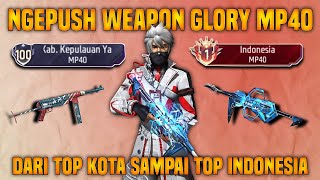 Push Weapon Glory MP40 Free Fire dari Top Kota Sampai Top Indonesia BR - Renked!