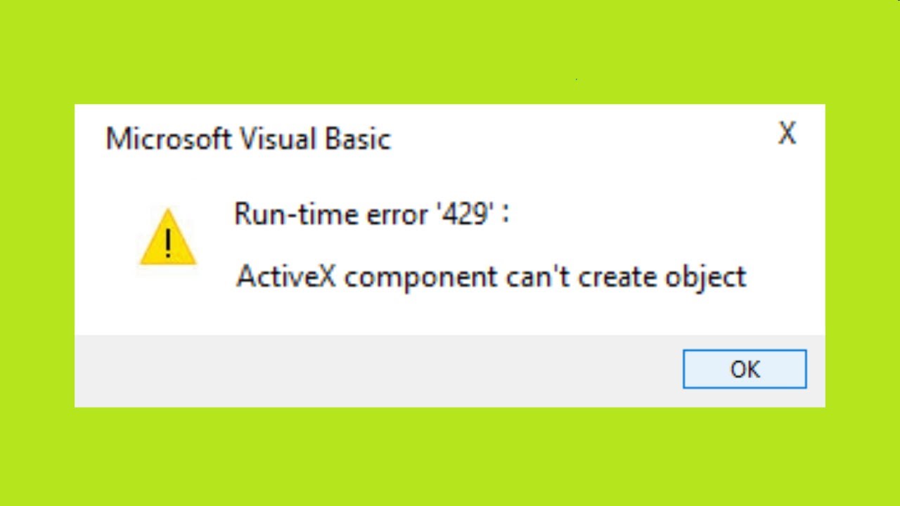 microsoft word - Run-tim error '429': ActiveX component can't create object  - Super User