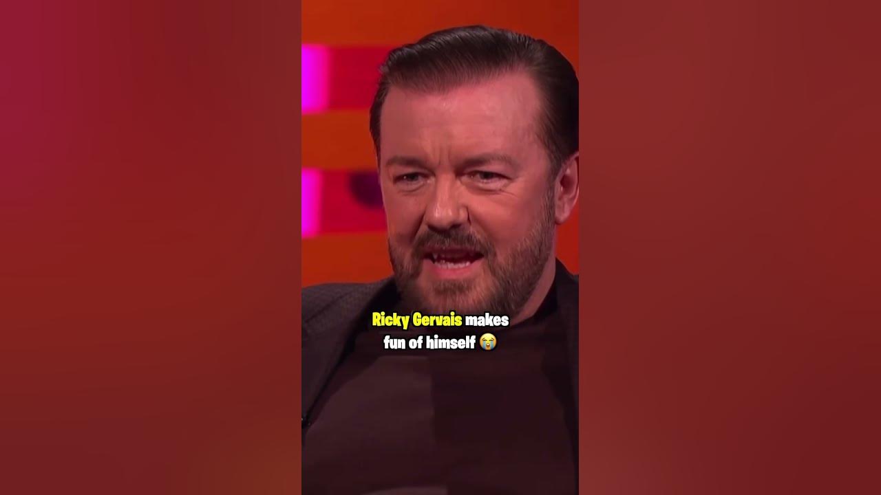 Ricky Gervais makes fun of himself 😭 #shorts #rickygervais #viral #2022 ...