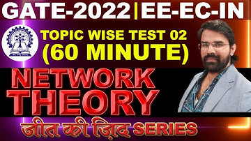 #2 जीत की ज़िद.. Topic Wise | Live Session | Network Theory GATE 2022 Concept With Questions Revision