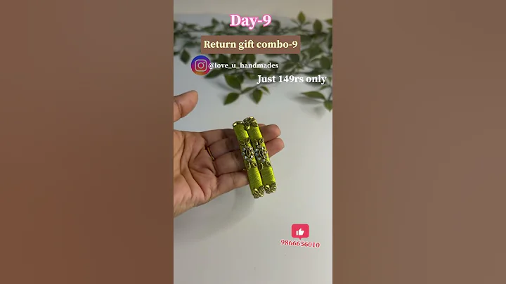 Day 9 return gift ideas❣️| Trending Silk thread bangles | Offer ends on August 10,2025❤️ | #shorts