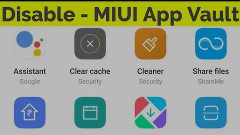 How To Disable App Vault In Any Xiaomi Redmi & Mi Devices | SKY ALL IN |  Vault Features