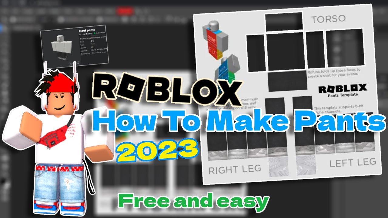 How To Make Pants On Roblox 2024 Updated Youtube