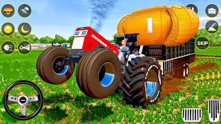 Indian Farming Transport Walkthrough - Real Tractor Driving Simulator 2025  Android Tractor GamePlay screenshot 4