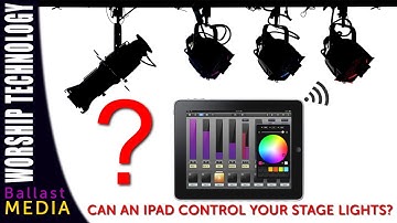 Can an iPad control your stage lights?