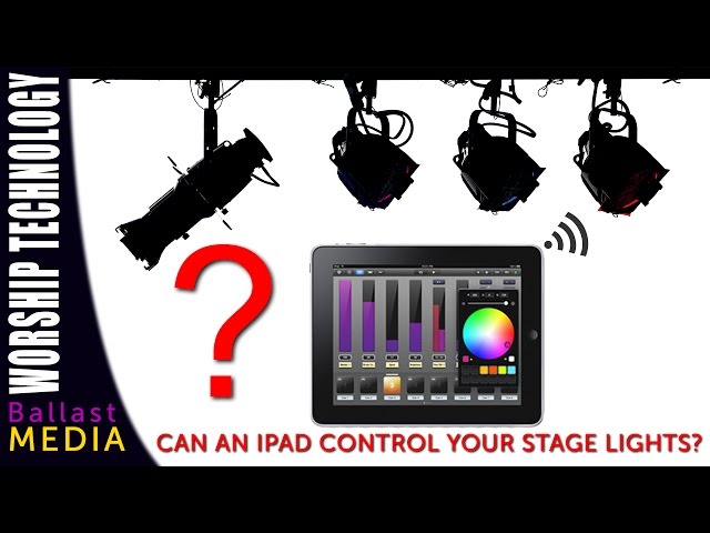 Mount Vesuv G trappe Can an iPad control your stage lights? - YouTube