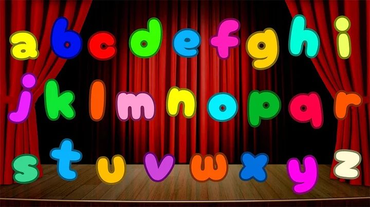 ABC Song | Uppercase & Lowercase Alphabet on Stage | Calm & Colorful Learning for Kids