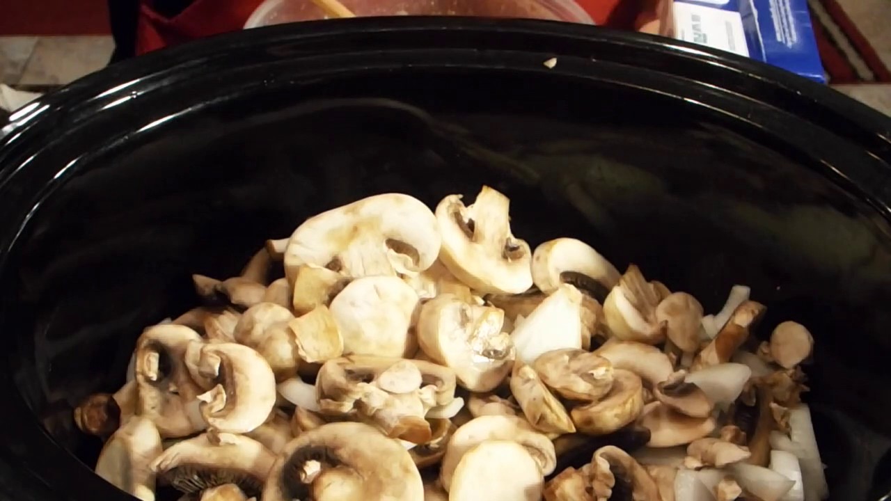 How to Make: Beef Tips Mushrooms & Onions Over Noodles - YouTube