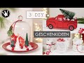 3 DIY GESCHENKIDEEN für WEIHNACHTEN die jedem gefallen | Weihnachtsdeko selber machen DekoideenReich