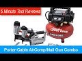 PORTER-CABLE 6 gallon Air Compressor and 3-Tool Combo Kit - Five Minute Tool Reviews PORTER-CABLE 6 gallon Air Compressor and 3-Tool Combo Kit - Five Minute Tool Reviews