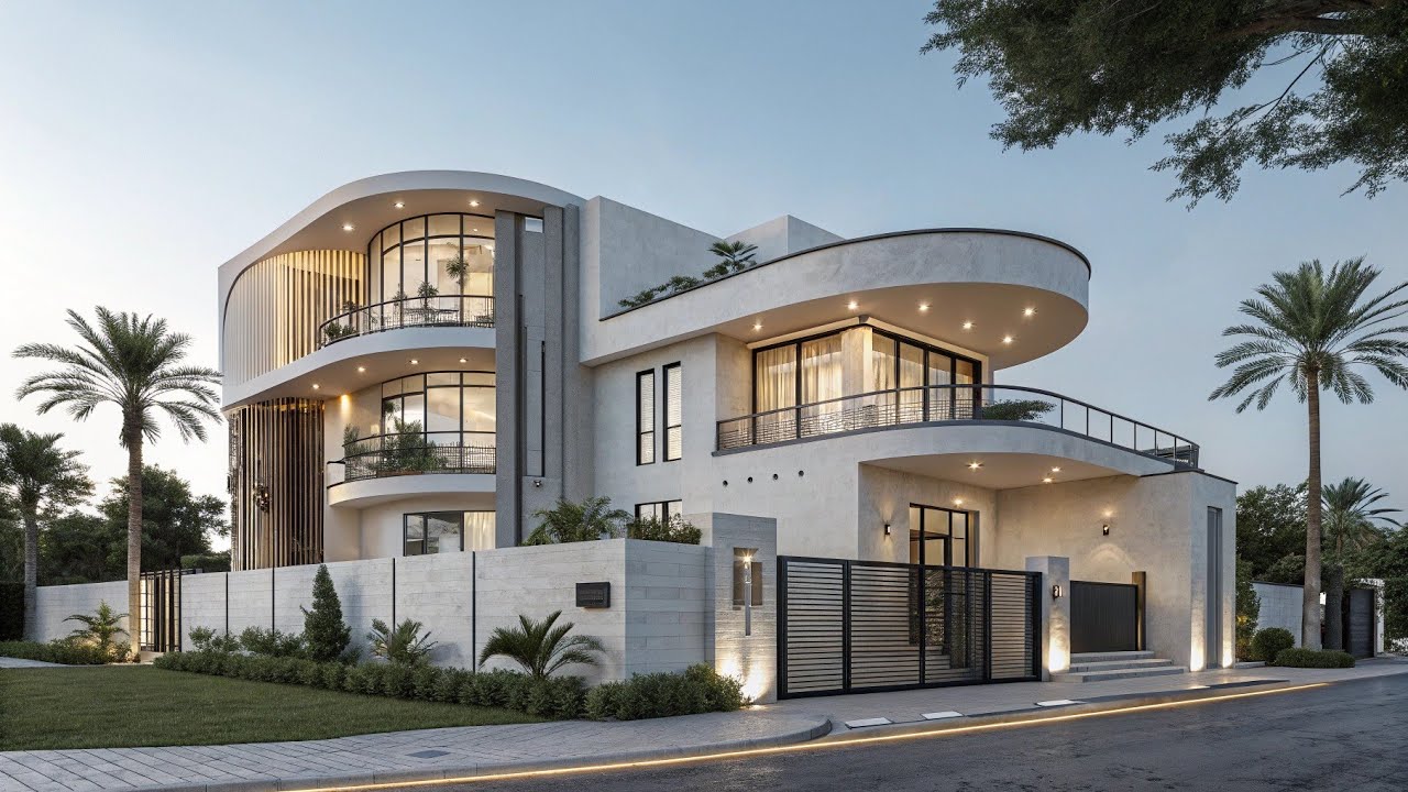 Ultra Modern Circular House Design | 10×16 | 3 Bedroom Luxury Home | Interior & Exterior Tour