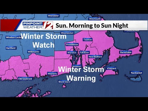 Winter Storm Warning Issued for Rhode Island & Southeastern ...