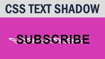 CSS Text Shadow | Website Designing Tutorials | csPoint