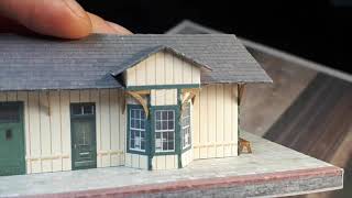 N Scale 1:160 Model Railroad Building - Cardstock Paper Kit - CustomZscales
