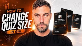 How To Change the Size of a Custom Designed Quiz in GoHighLevel (Just Do This)