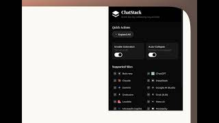 ChatStack - Scroll less by collapsing any AI Chat