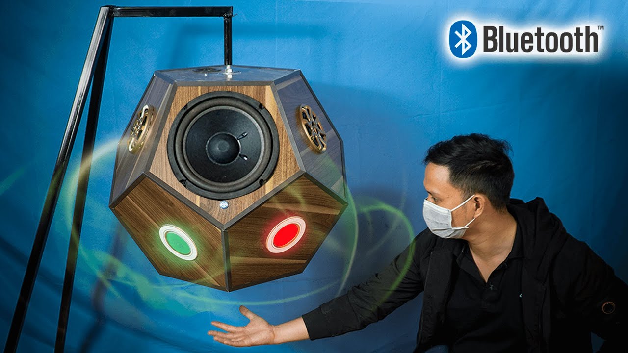 Mind-Blowing DIY Dodecahedron Bluetooth Speaker Build - YouTube