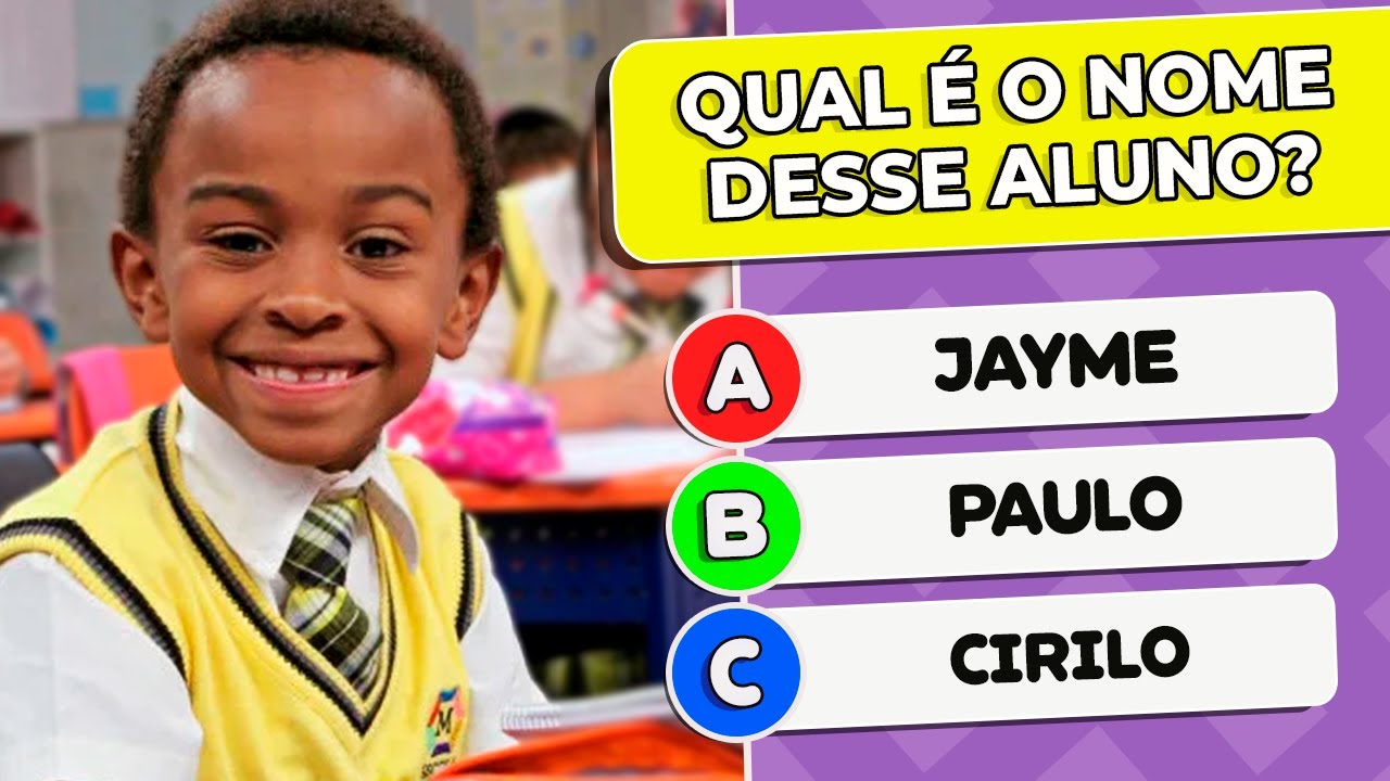 SUPER QUIZ DO CARROSSEL 🥰✨ O Quanto você sabe sobre essa novela?