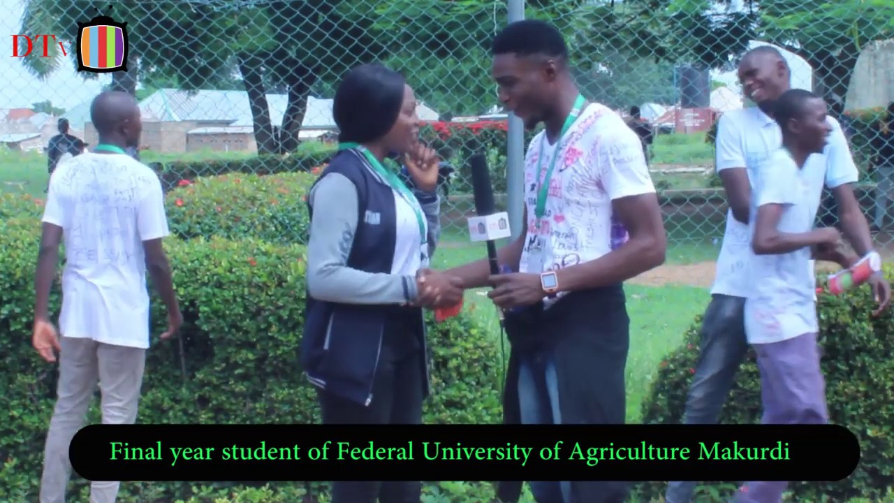 Final year students of Federal University of Agriculture Makurdi - YouTube