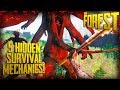 5 HIDDEN SURVIVAL MECHANICS! | The Forest