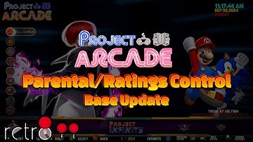 RetroFE | Project Arcade 3.0 RATINGS CONTROL Update 2024