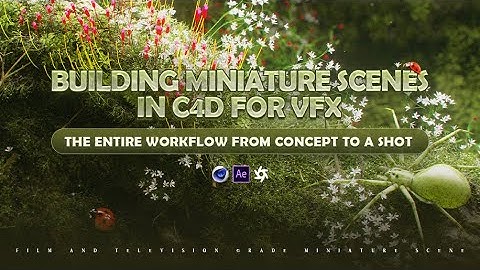 【Tutorial Trailer】Building Miniature Scenes in C4D for VFX