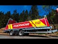 Waldbrand-Einsatz | Müller Safety Trailer . Multifunktionsanhänger für Feuerwehr und Kat.-Schutz
