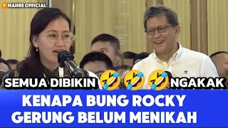 NGAKAK HABIS!!! DITANYA TENTANG PERNIKAHAN, ROCKY GERUNG BALAS DENGAN INI.....