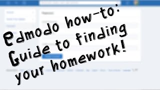 Edmodo how-to: Guide to finding your homework