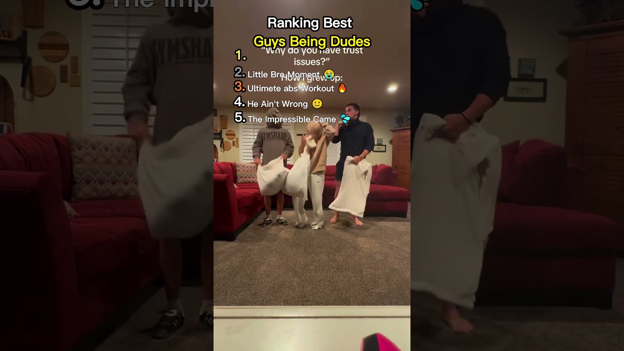 Ranking Guys Being Dudes Videos Best Tiktok