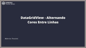 Visual Basic  .Net  - Como  Alternar as Cores das Linhas em um DataGridView.