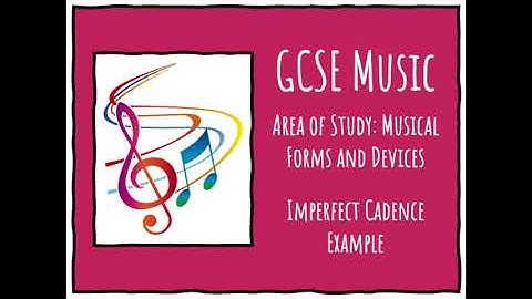 Imperfect Cadence Example