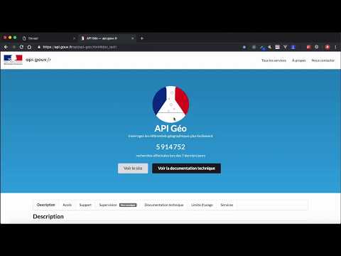 Geo API récupérer les infos avec fetch en javascript