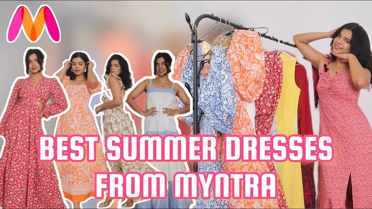 MYNTRA Summer Dresses under Rs. 999 | Trendy Floral Dresses Under ...