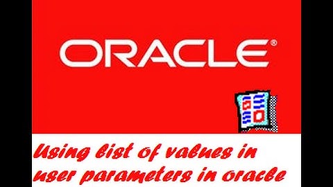 Adding list of values in user parameter in Oracle reports