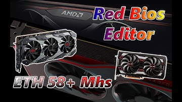 Improved ETH Hashrate | Red Bios Editor Mem Mod