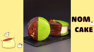 ASMR Cake Decorating 🎂 Amazing Chocolate Macaron Designs  🍰 Nom Cake  #shorts