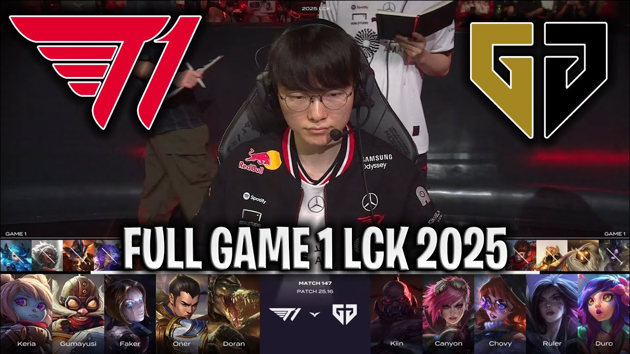 FAKER THE KING IS BACK!😱 - T1 vs GEN GAME 1 LCK SUMMER 2025 W15D4 | T1 vs GENG ESPORTS G1 LCK 2025