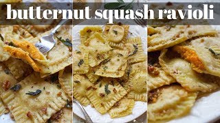 Hi friends! today we are making butternut squash ravioli. through the
use of no fancy equipment and just a little bit love patience you can
be eating ...