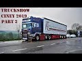 Truckshow Ciney 2019 - trucks are leaving with loud pipes in 4K- Part 2