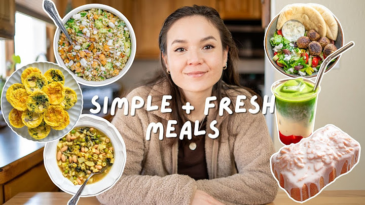 Fresh & Simple Meals to Welcome Spring 🌸 (Plant-Based)
