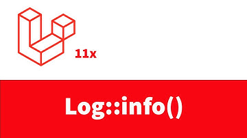 Log::info() - How to use laravel Log Information or debugging error message  in Laravel 11