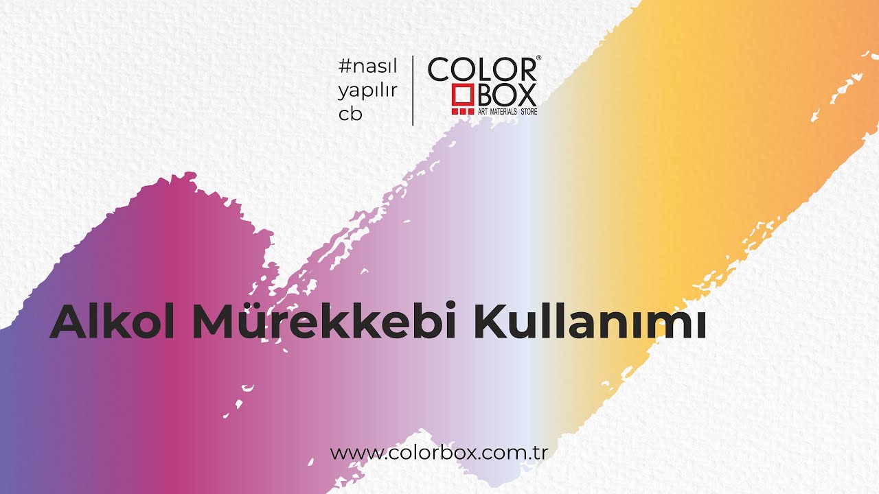 Alkol Mürekkebi Kullanımı #nasilyapilircb #colorbox #alkolmürekkebi #mürekkep