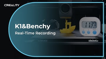 Unedited and Real-Time: Watch the Creality K1 Print a Benchy in 11min 40s