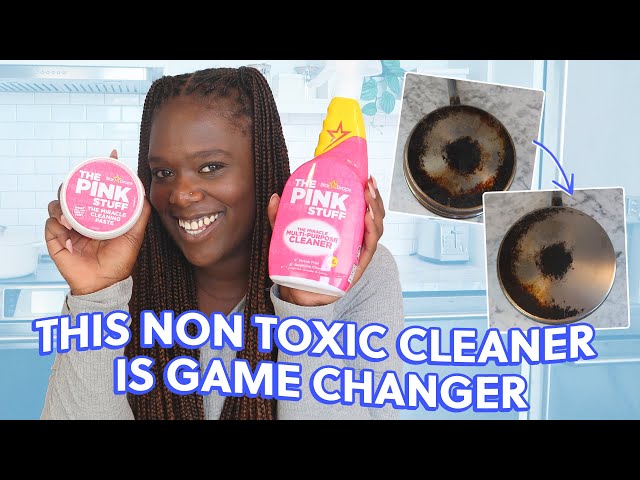 Cleaning hacks: The Pink Stuff paste put to the test on a burnt pan against  a new Scrub Daddy product - and one was declared superior - 9Honey