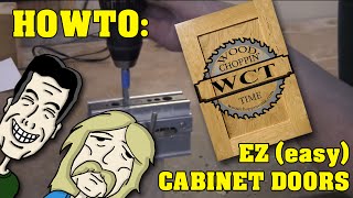 How to make (easy) EZ cabinets doors How to make cabinet doors with just a few power tools.