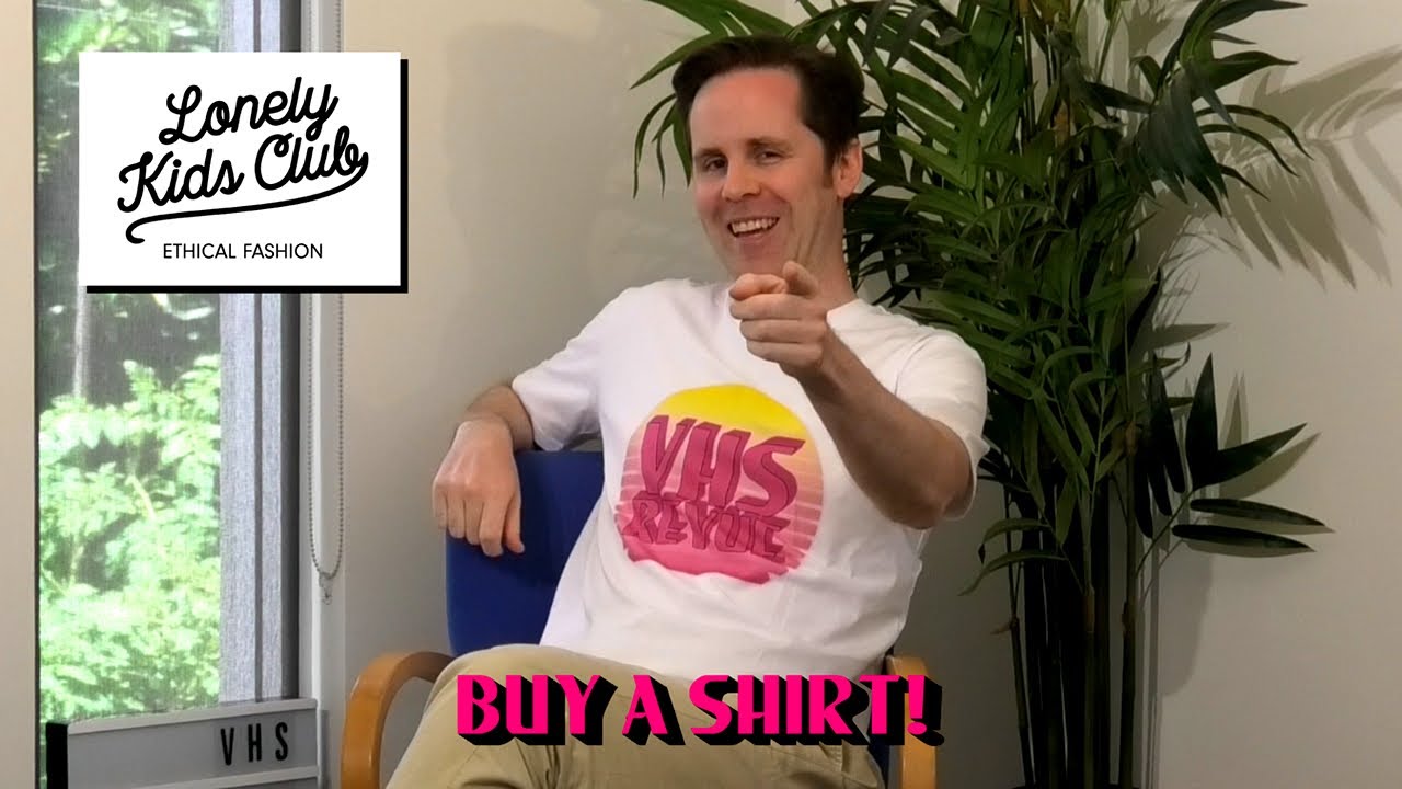 VHS Revue T-shirts by Lonely Kids Club!
