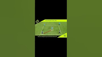 Square passing for U10 - U12 - U14 by soccerexercises #Shorts
